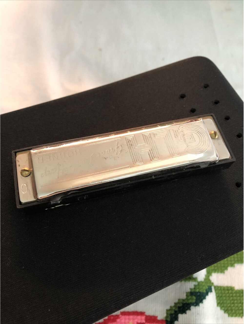 VTG RARE Hohner GLH Great Little Harp Harmonica Made in Brazil